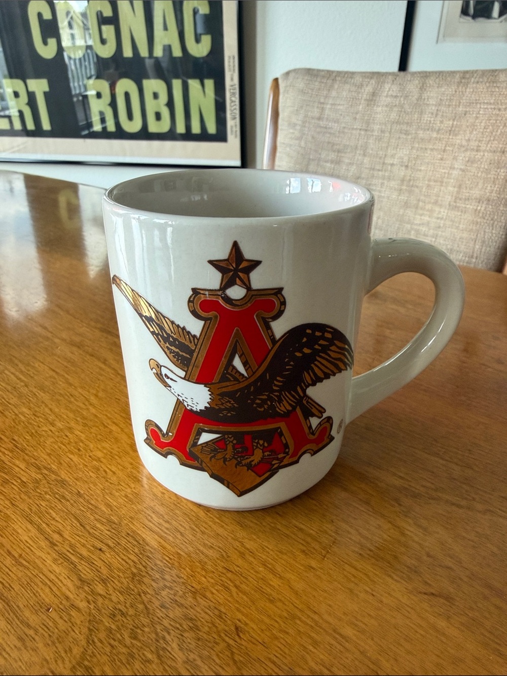 Anheuser-Busch "A & Eagle mug